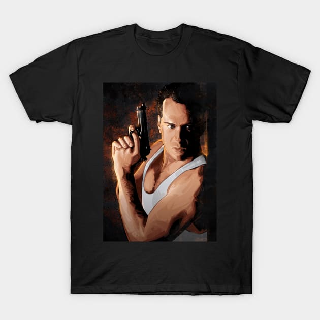 Die Hard T-Shirt by nabakumov